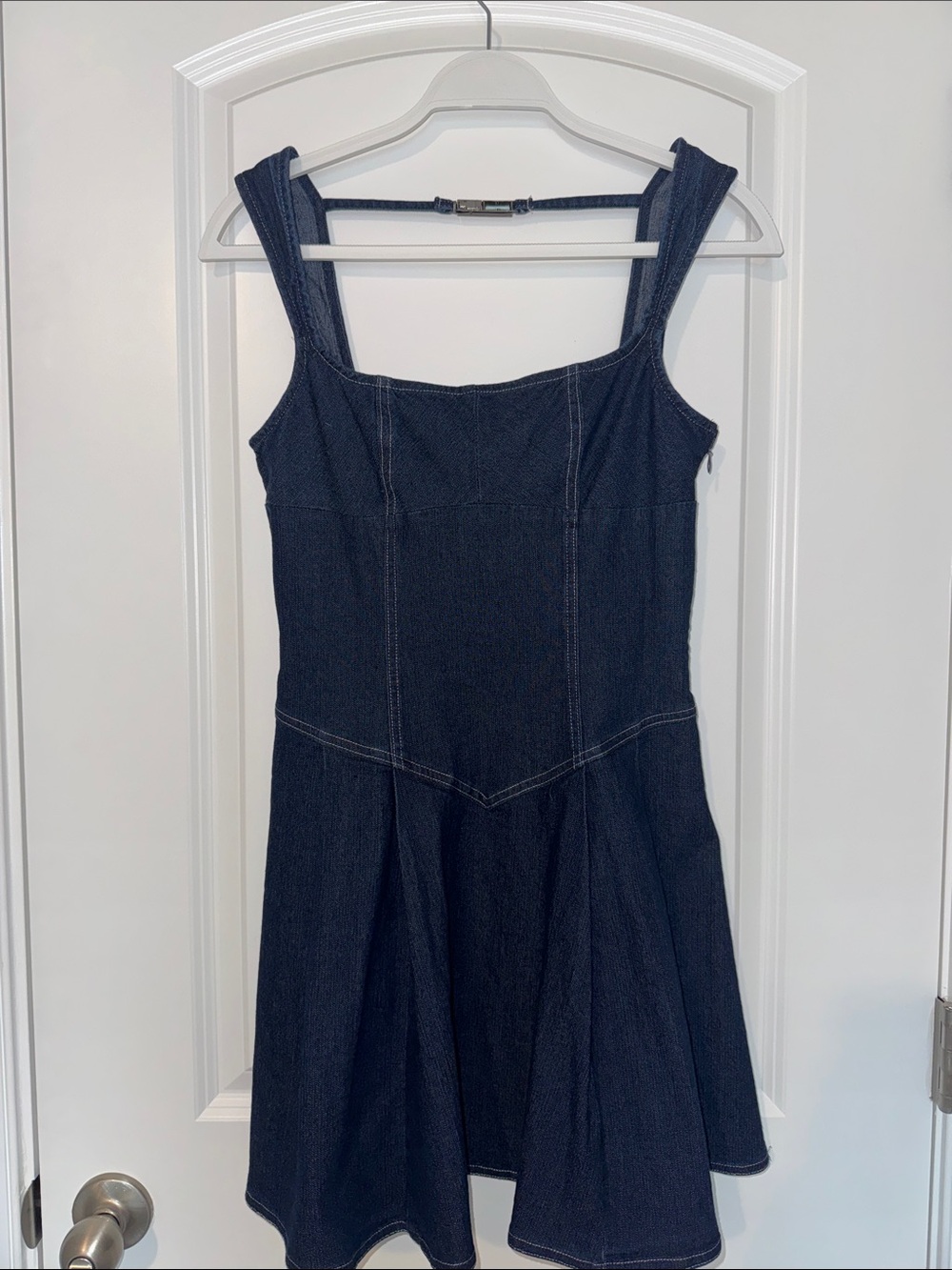 Altar'd State Dark Blue Denim Mini Dress